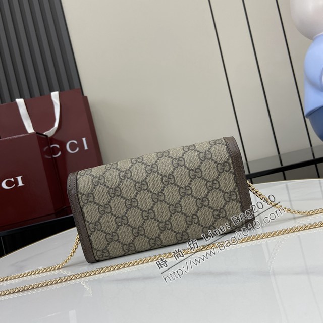 Gucci專櫃古馳最新款Ophidia系列鏈條小挎包 jh2827型號：772309
